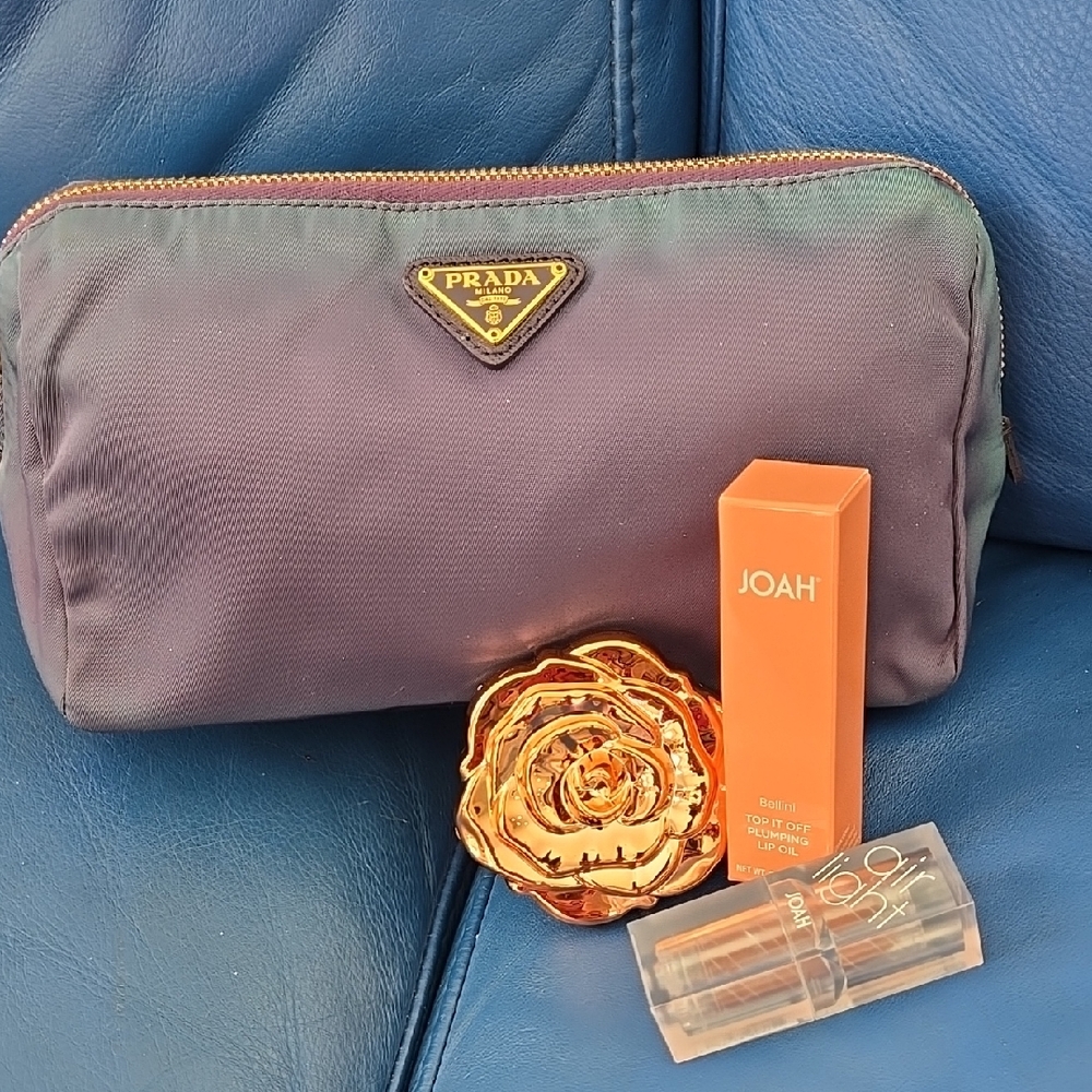 Prada Purple Ombre Cosmetic Pouch